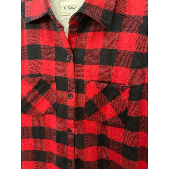 Ci Sonó Plaid Collection Women’s Jacket Size M - Picture 4 of 6